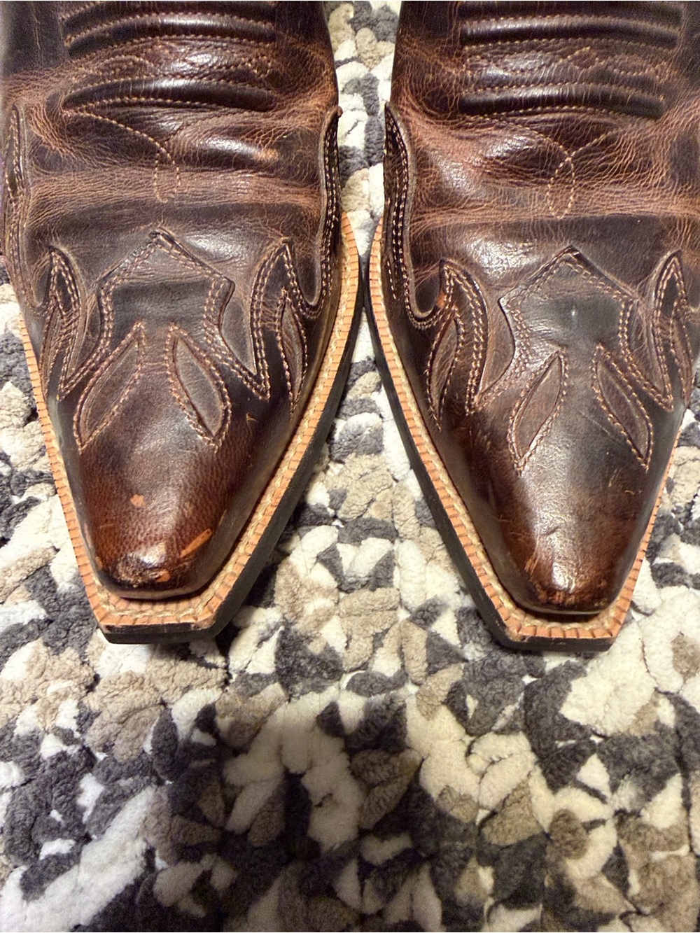 Ariat Brown Leather Boots - Picture 3 of 7